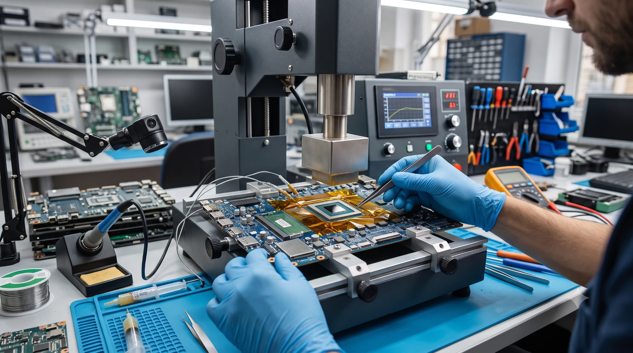 Laptop BGA rework and motherboard repair in Chennai