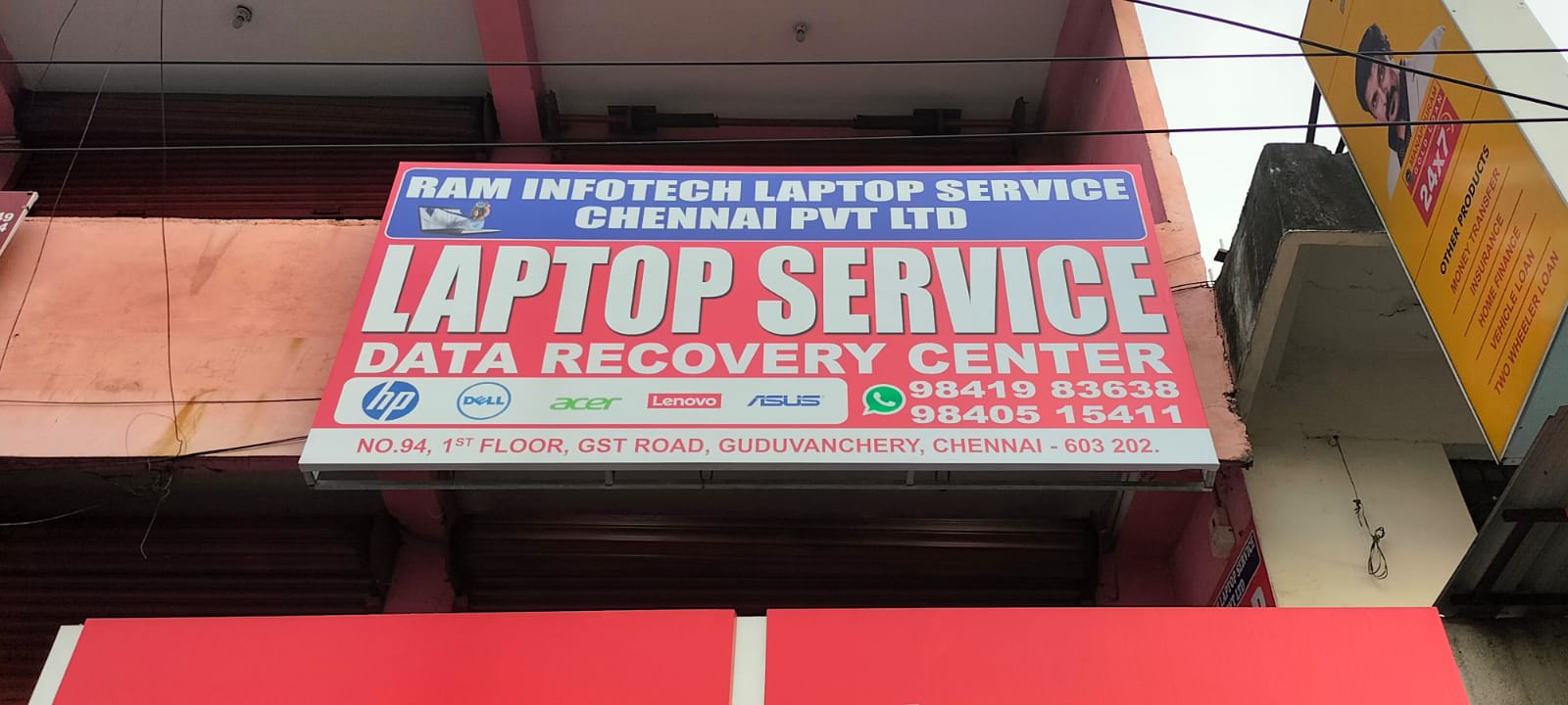 ram infotech laptop service center guduvanchery